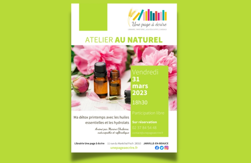 Atelier Conf Rence Ma D Tox De Printemps Avec Les Huiles Essentielles